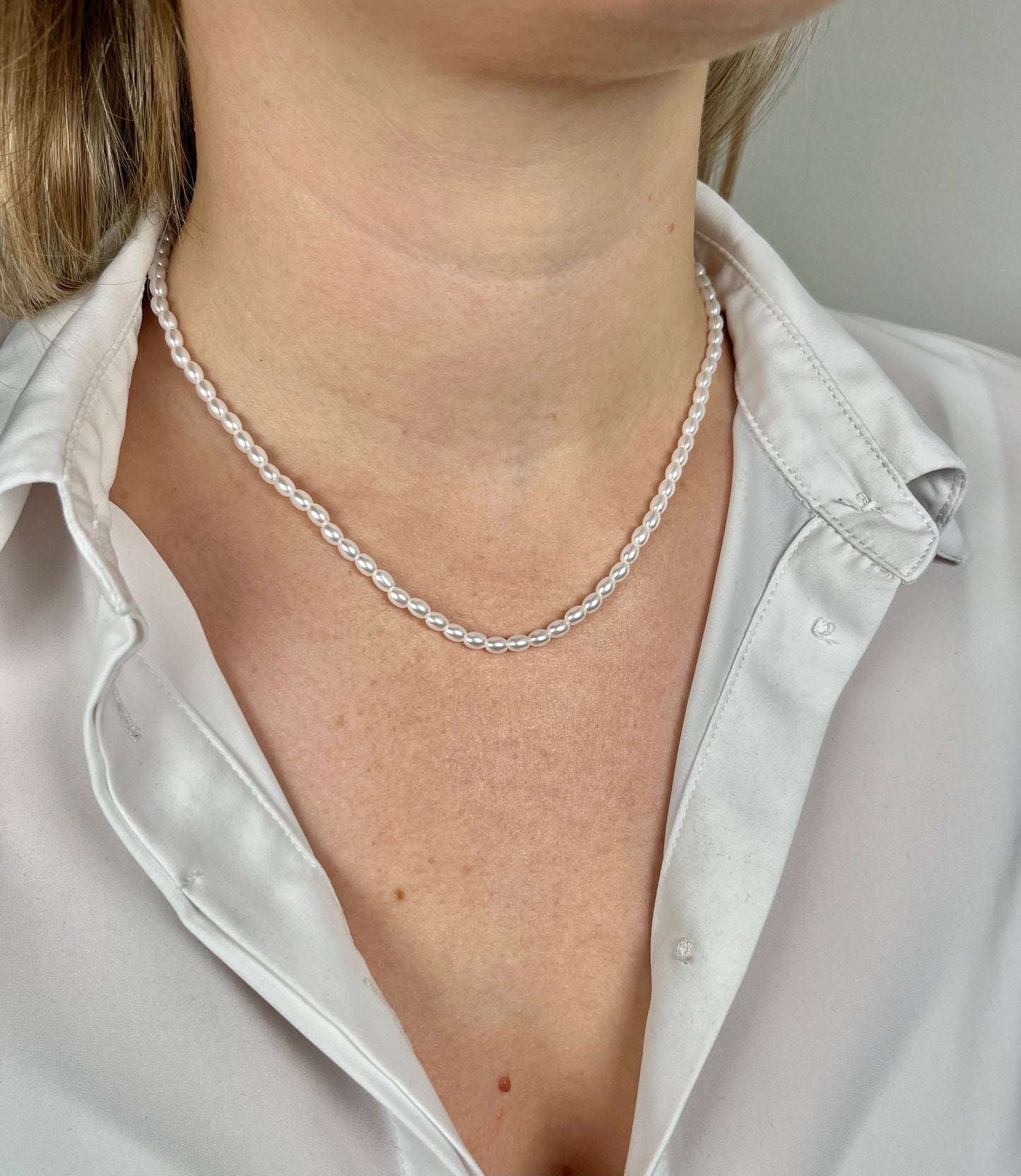 Amélie Jardin - klassieke parelketting