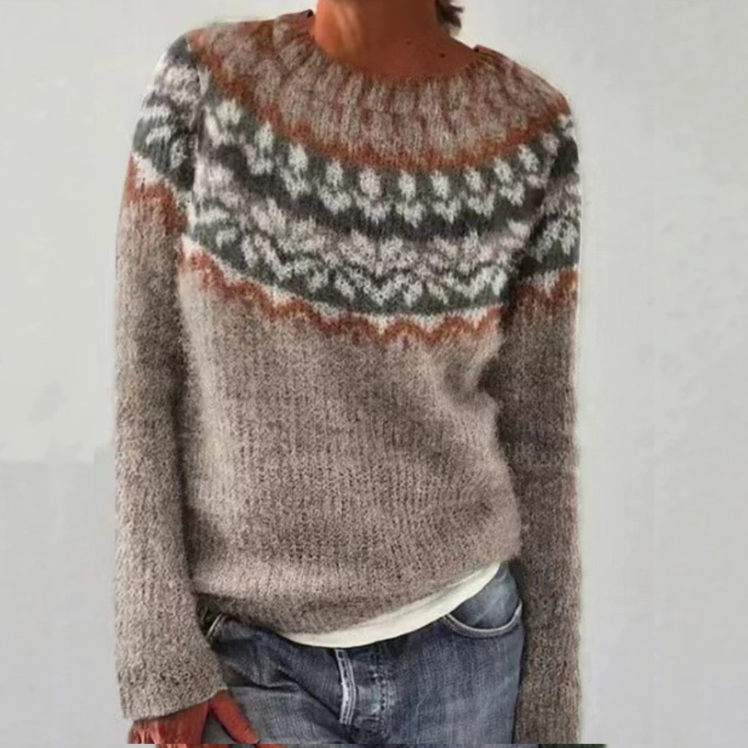 Chloe™ - Cozy Retro Sweater