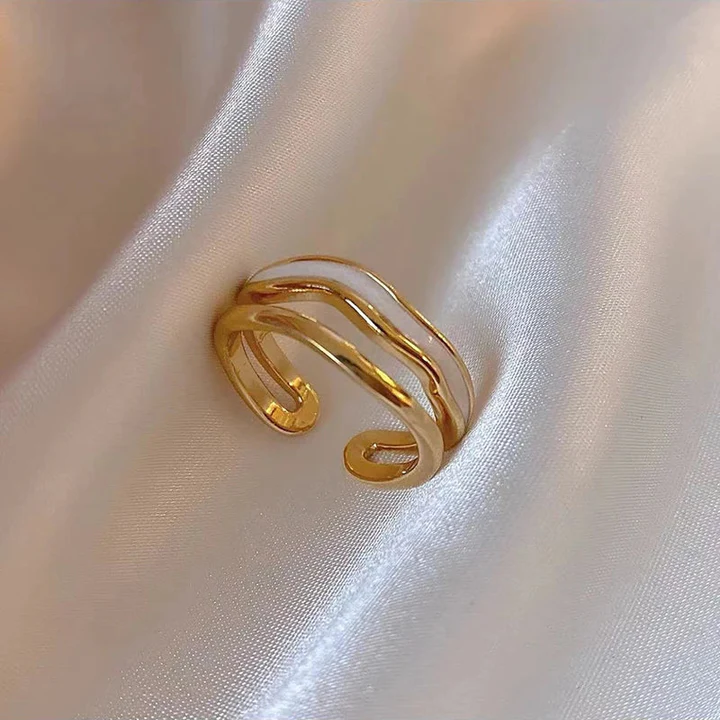 Golden Adjustable Vintage Ring