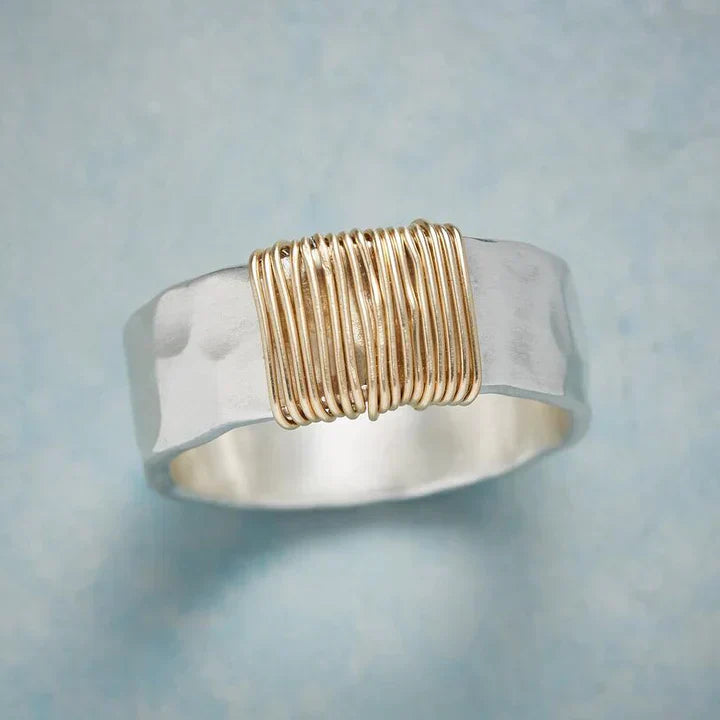 Vintage Goldfaden Ring in Silver