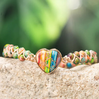 Avery's Choice - Howlite Rainbow