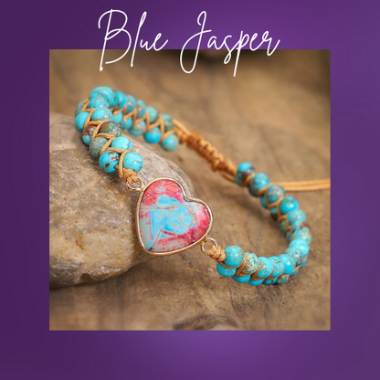 Women's Heart - Natural Jasper Stone