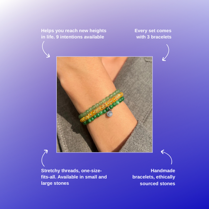 Handmade Natural Stone Bracelets - by Intention