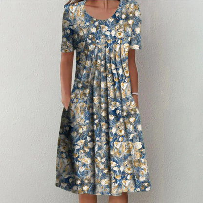 Sofia™ | Stylish and Casual Floral Dress with Pockets