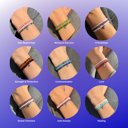 Handmade Natural Stone Bracelets - by Intention
