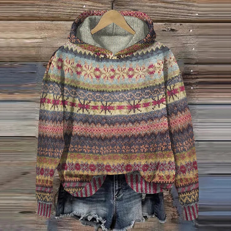 Lina™ - Cozy Ethnic Sweater