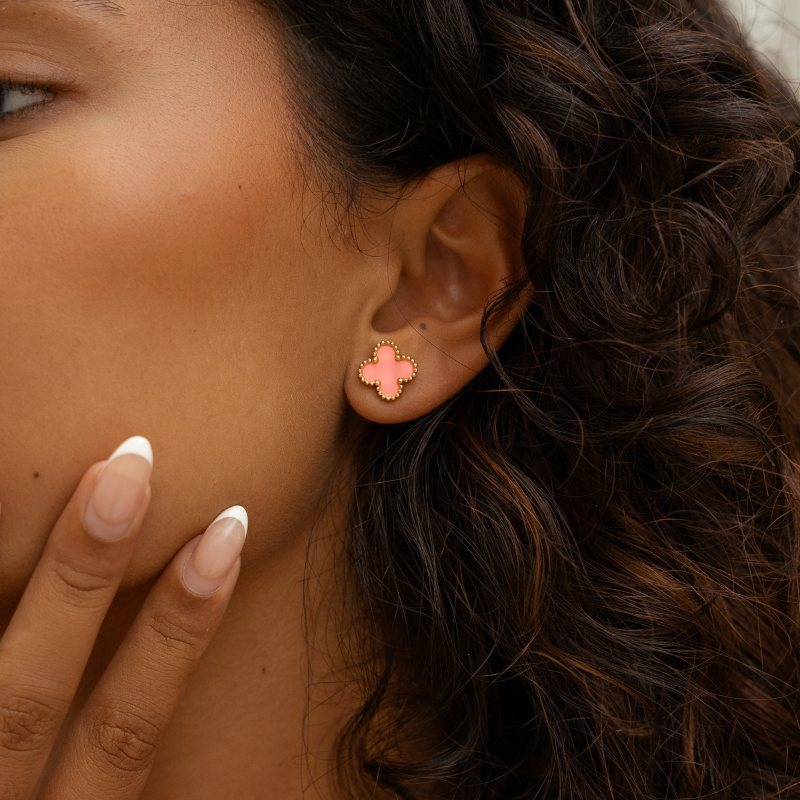 Full moon studs (black)