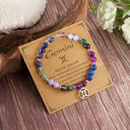 Handmade Natural Stone Bracelets - by Zodiac