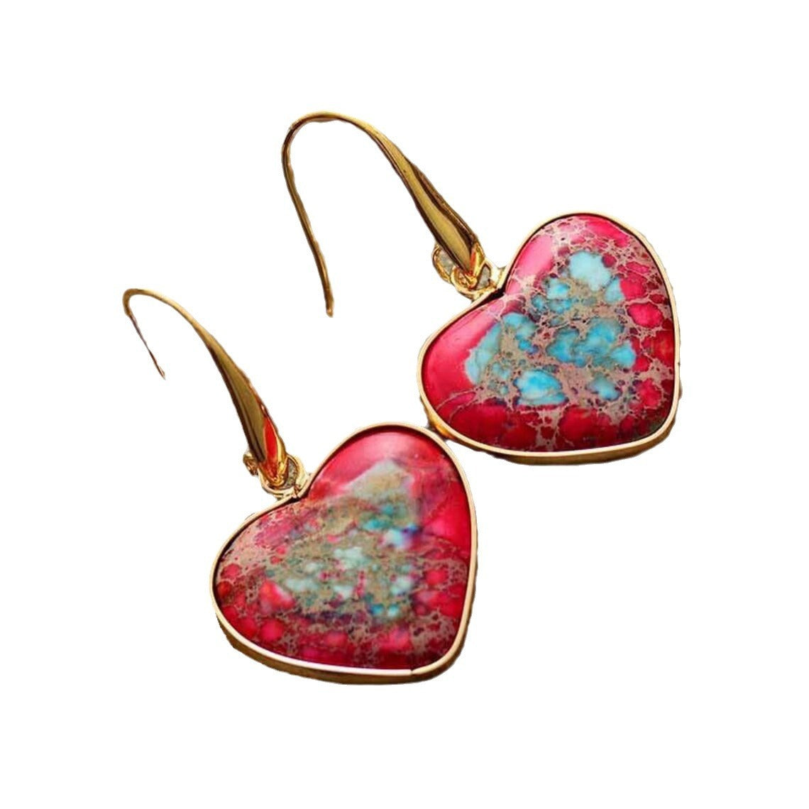 Matching Earrings - Jasper Stone