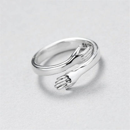 Cuddle™ | Women’s Adjustable Silver Ring