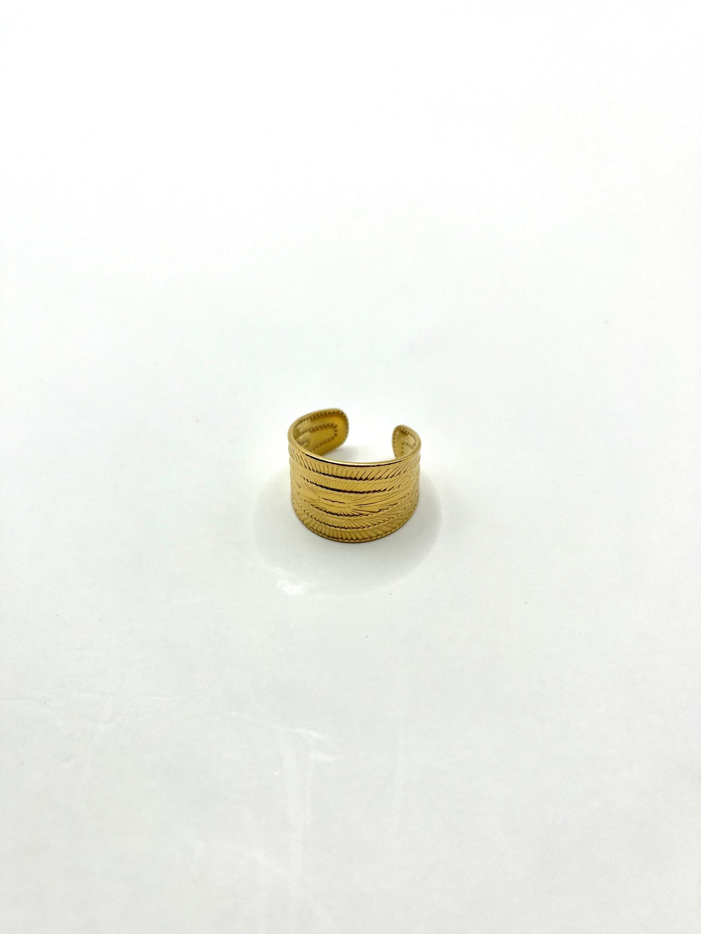 Margaux Rose - ring met romeinse structuur