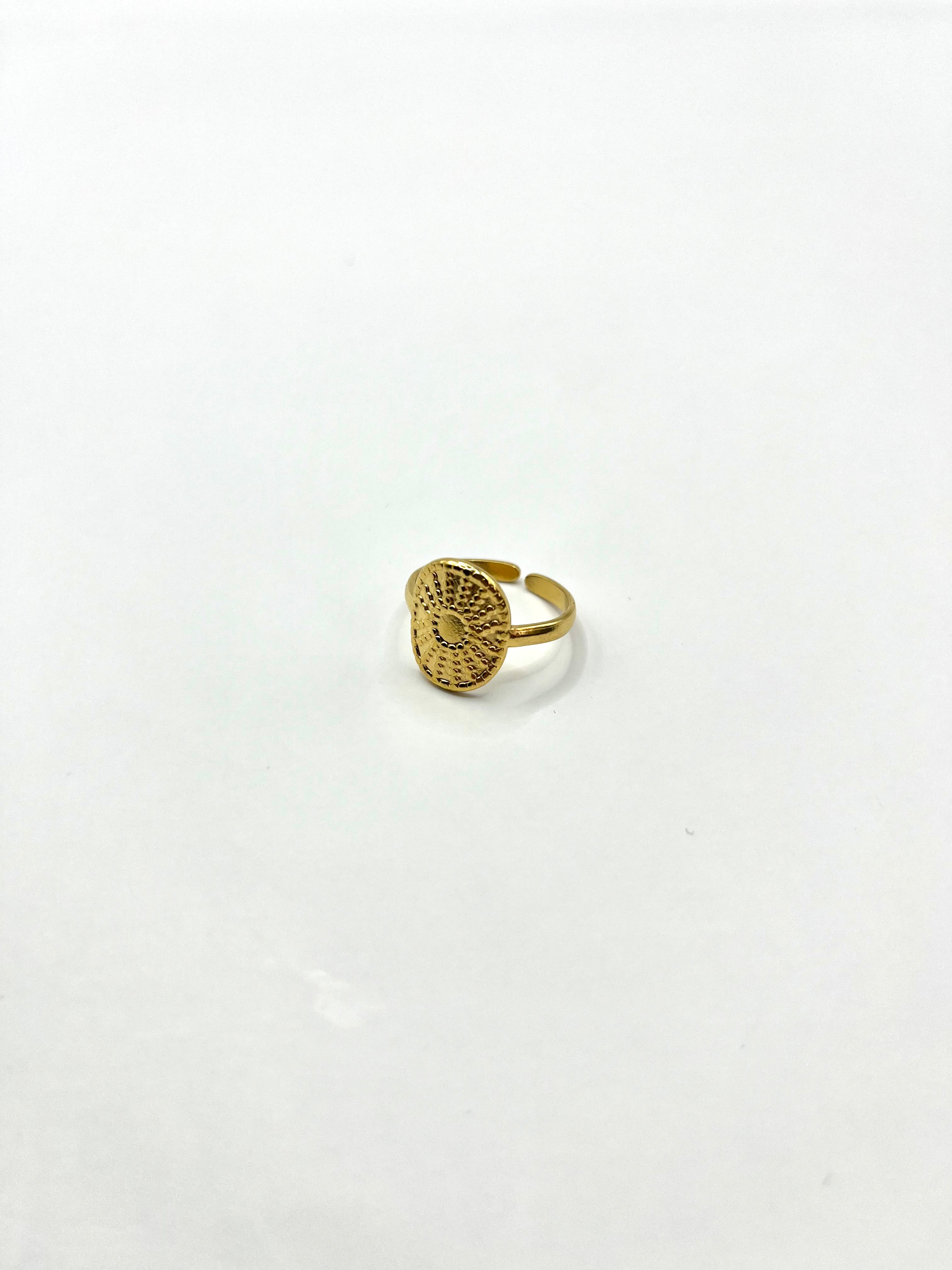 Marie Belle - chique ring met romeinse structuur
