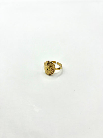 Marie Belle - chique ring met romeinse structuur