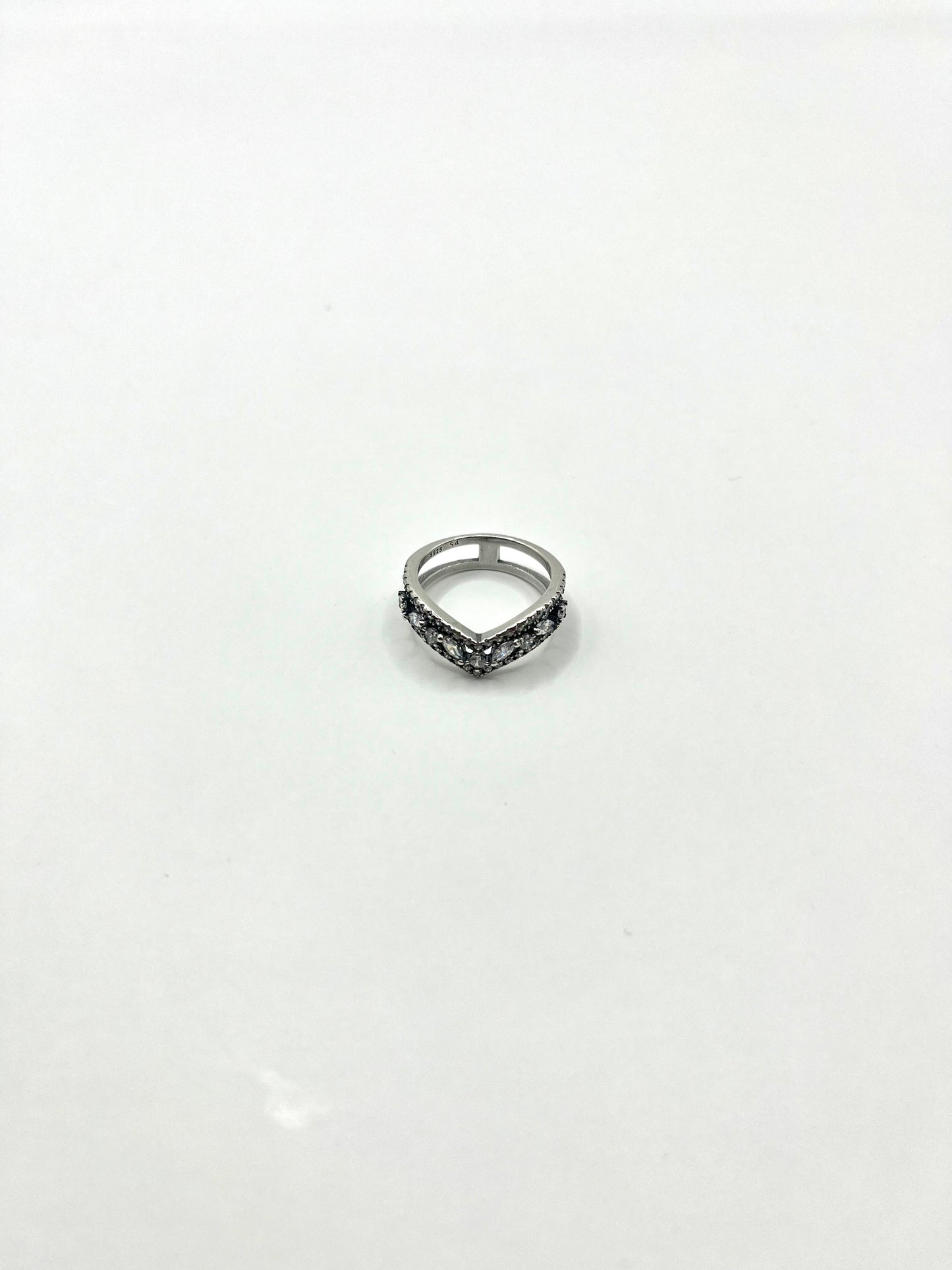 Margaux Rose - duplet ring gevuld met zirkonia steentjes