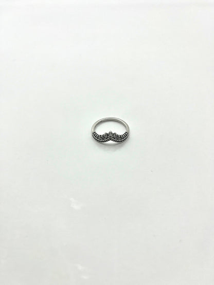 Margaux Rose - duplet ring met zirkonia steentjes