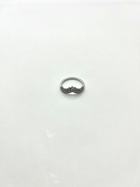 Margaux Rose - duplet ring met zirkonia steentjes