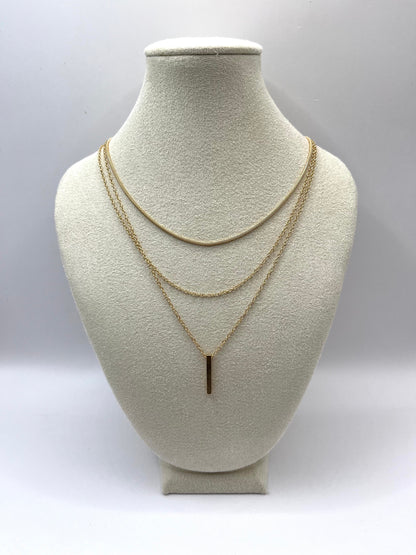 Chloé Emeralda - triplet collier met moderne hanger