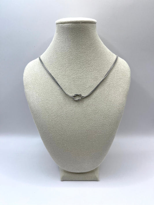 Chloé Emeralda - duplet collier met gestrikte knoop