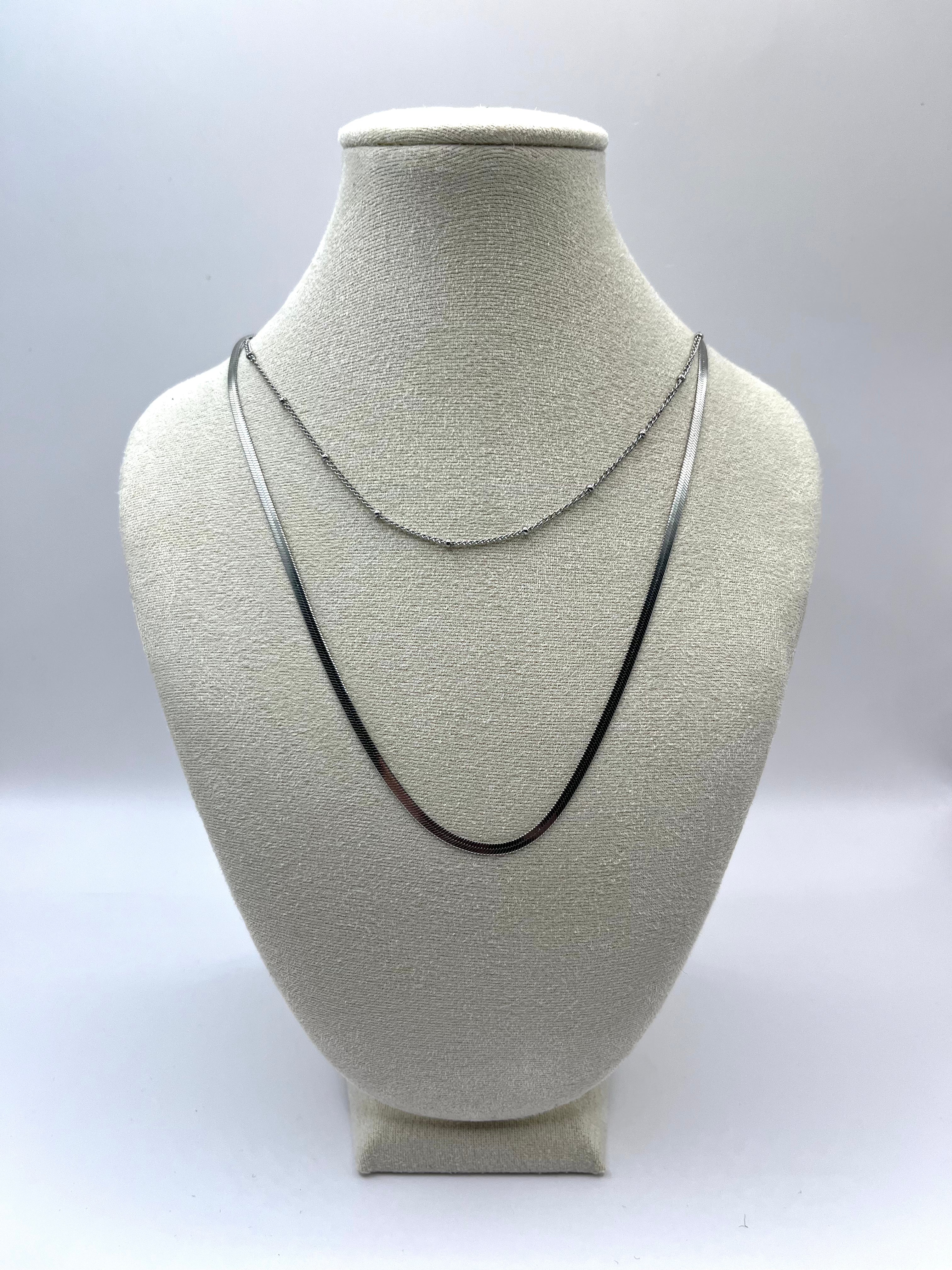 Chloé Emeralda - chique duplet collier