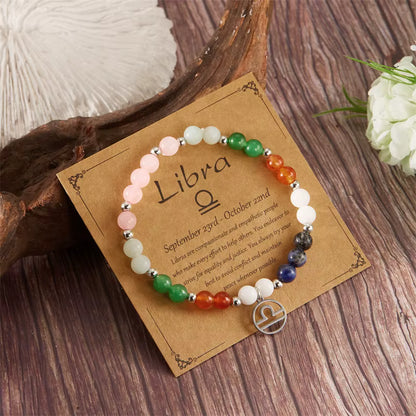 Handmade Natural Stone Bracelets - by Zodiac