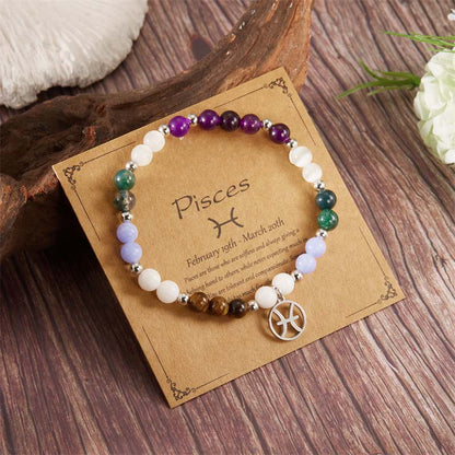 Zodiac Stone Bracelet (handmade)