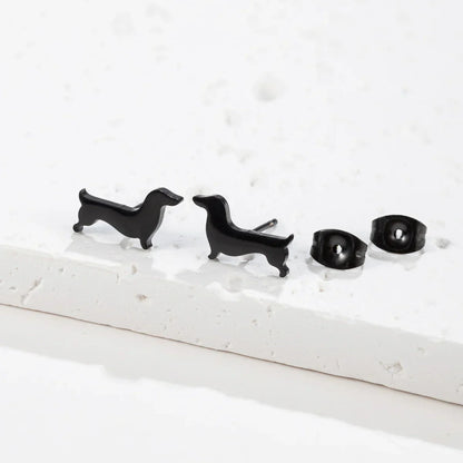 Dachshund Stud Earrings