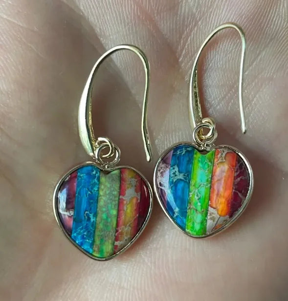 Matching Earrings - Jasper Stone