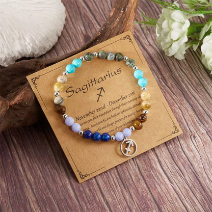 Handmade Natural Stone Bracelets - by Zodiac