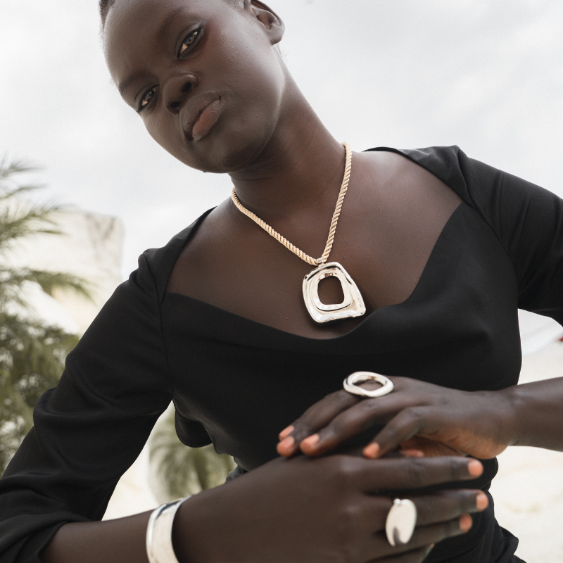 Wonky Donut (silver)