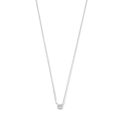 Clea™ | Gold Moissanite Stone Necklace