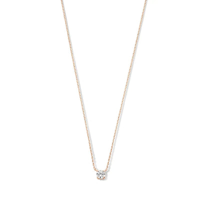 Clea™ | Gold Moissanite Stone Necklace