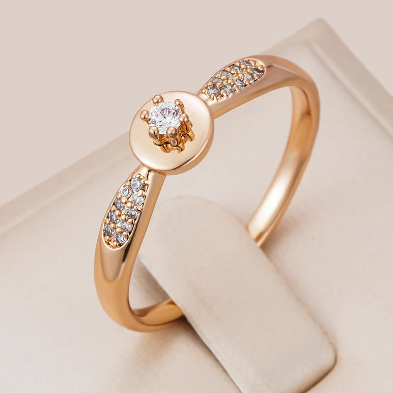 Zirconia Ring in Gold