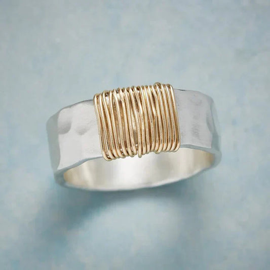 Vintage Goldfaden Ring in Silver