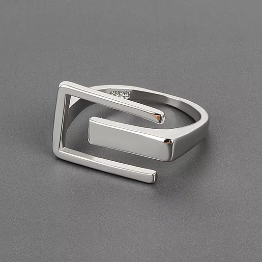 Irregular Silver Ring