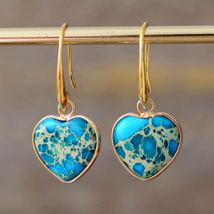 Matching Earrings - Jasper Stone