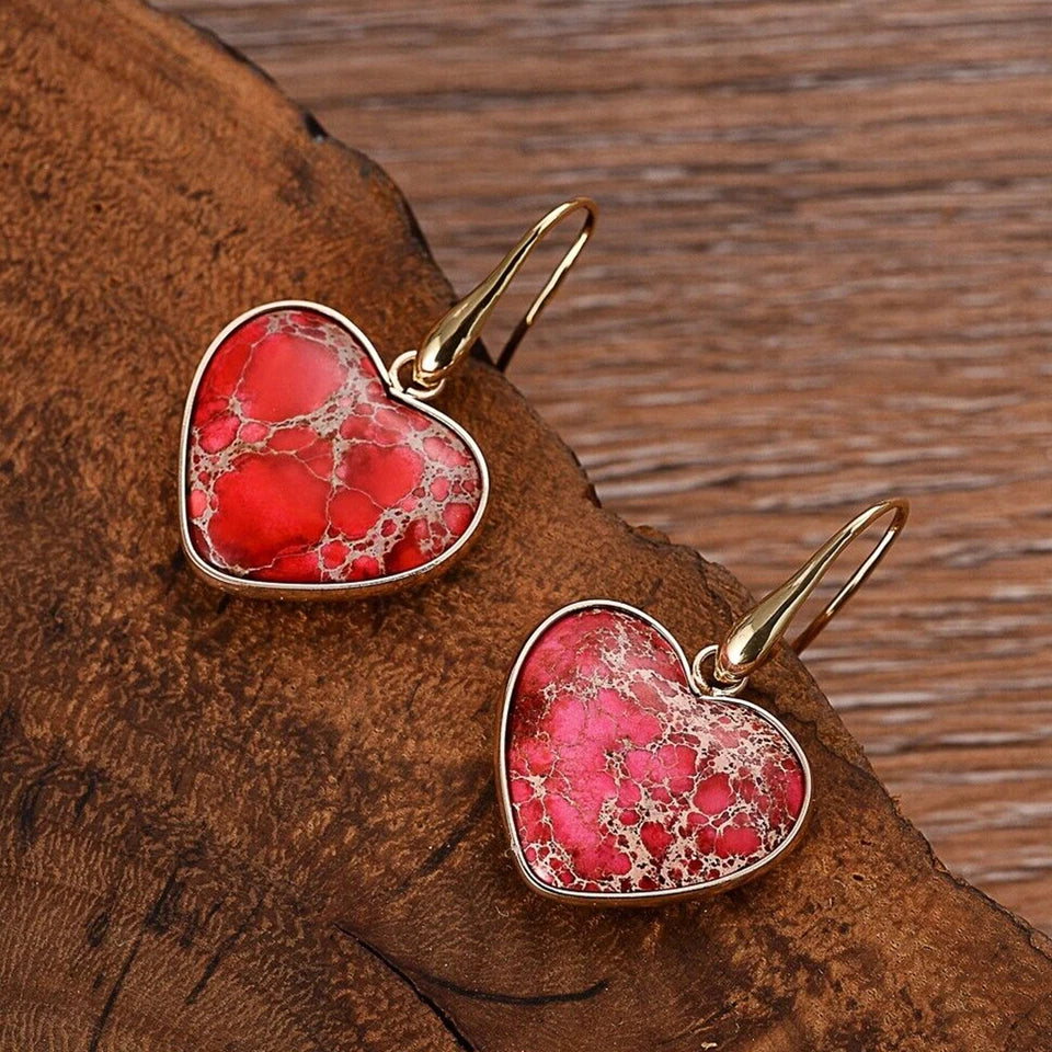 Matching Earrings - Jasper Stone