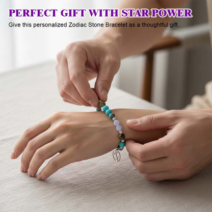 Handmade Natural Stone Bracelets - by Zodiac